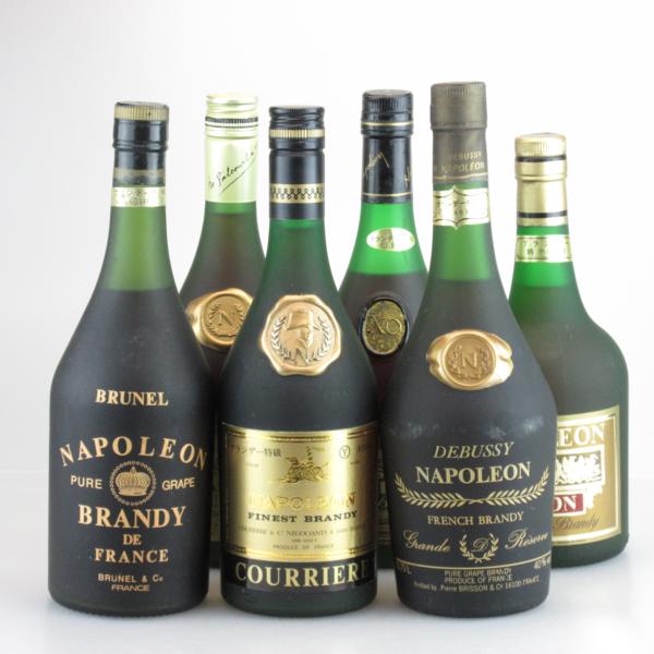 古酒 ナポレオン ブランデー いろいろ6本セット　BOX-NP2-160307
