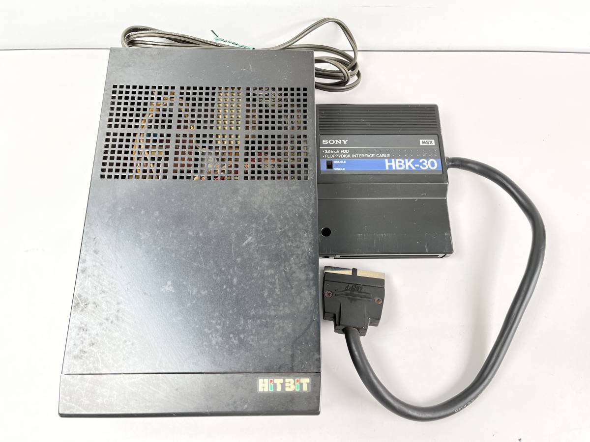 ♪【中古】SONY MSX用 フロッピードライブ HBD-30W HBK-30 ソニー 通電 