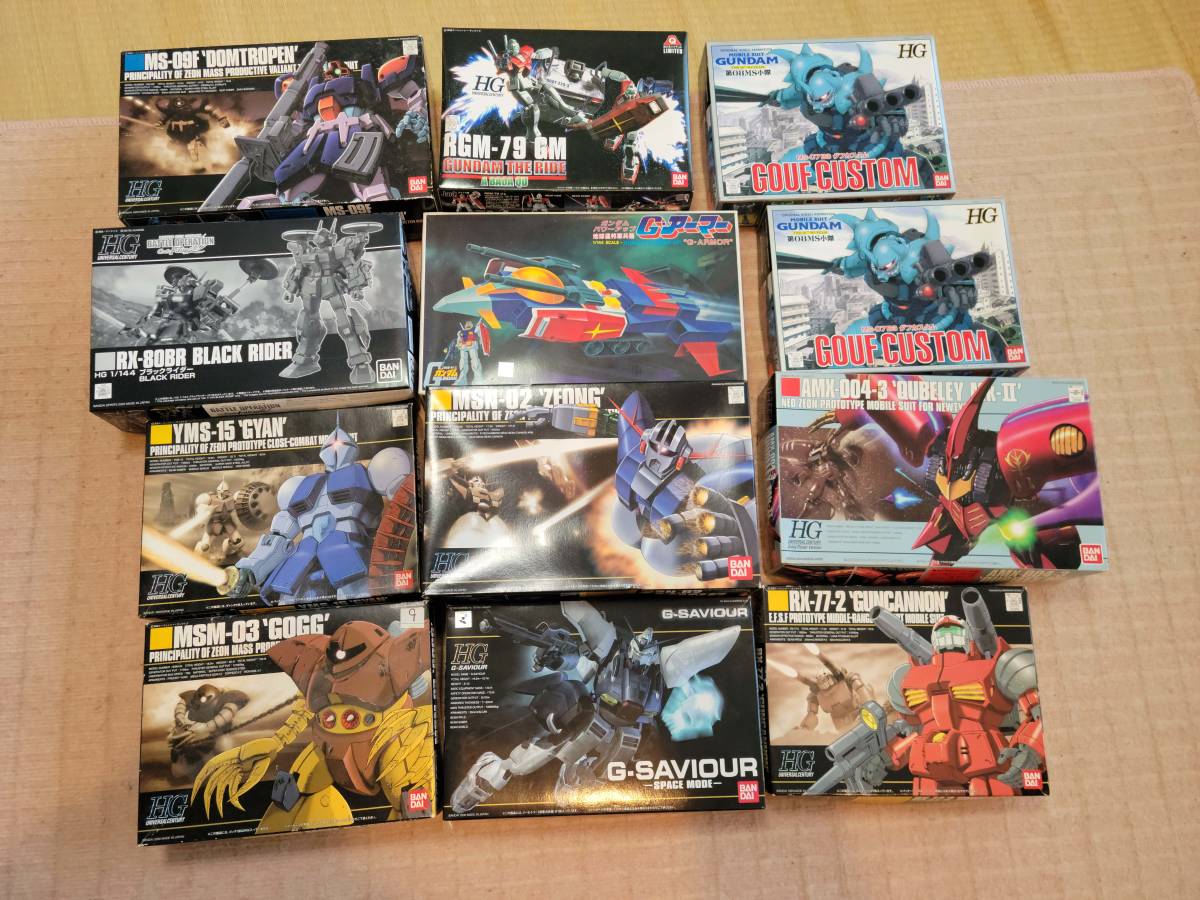 HG・RGガンプラ hg 12点 パーツ未開封 未組立 12体まとめ売り 未