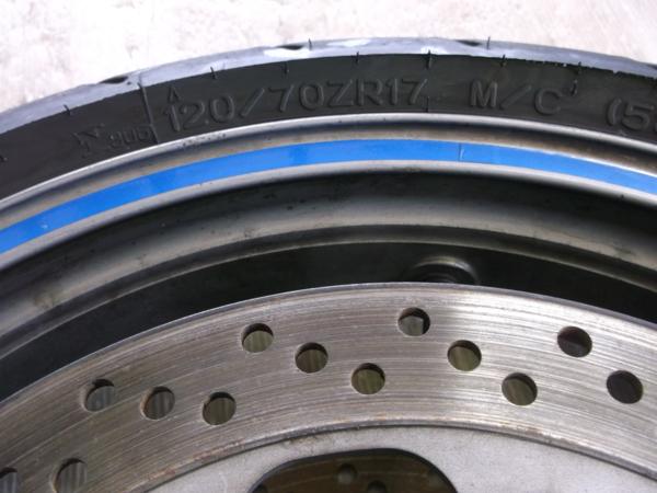 ZZ-R1100 ZXT10C フロントホイール、タイヤ、ローター左右 , 【公式通販】