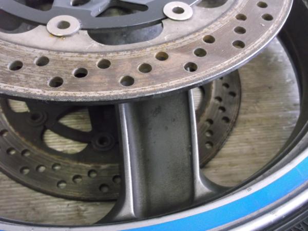 ZZ-R1100 ZXT10C フロントホイール、タイヤ、ローター左右 , 【公式通販】