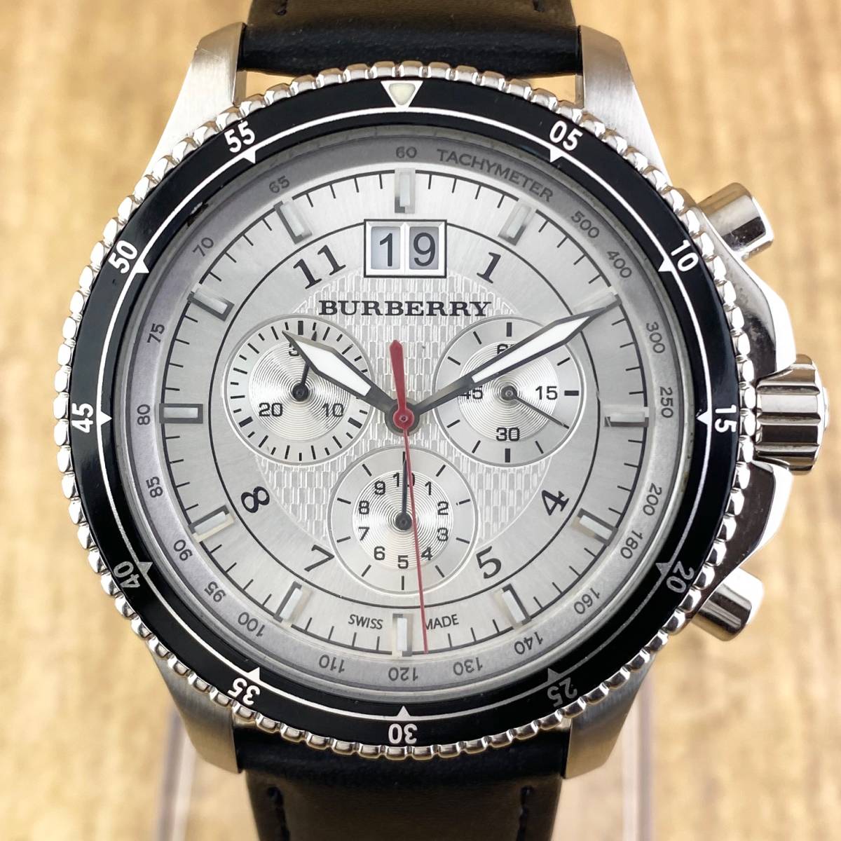 1円〜】BURBERRY バーバリー 腕時計 メンズ クロノグラフ BU7603 