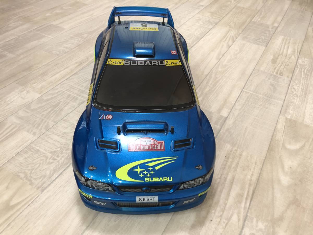 ☆タミヤ TGX 1/8 エンジンRCカー スバル インプレッサWRC ジャンク