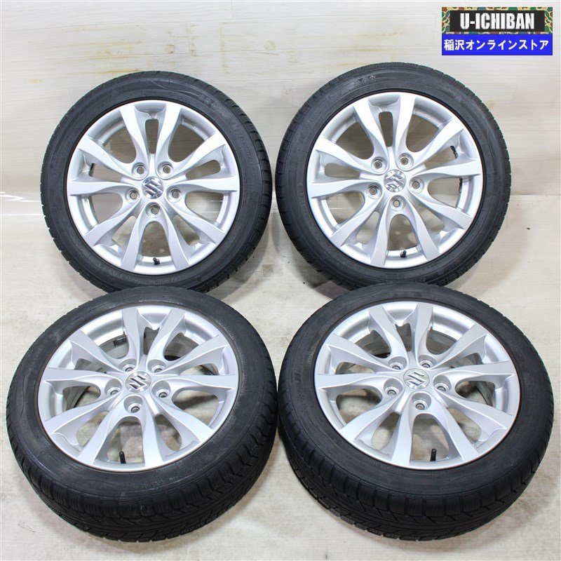 195/50R16 スイフトスポーツ 等 スズキ スイフト ZC31S 純正 6-16+50 5H114.3 ナンカン SV-2 16インチ スタッドレス 4本セット 009