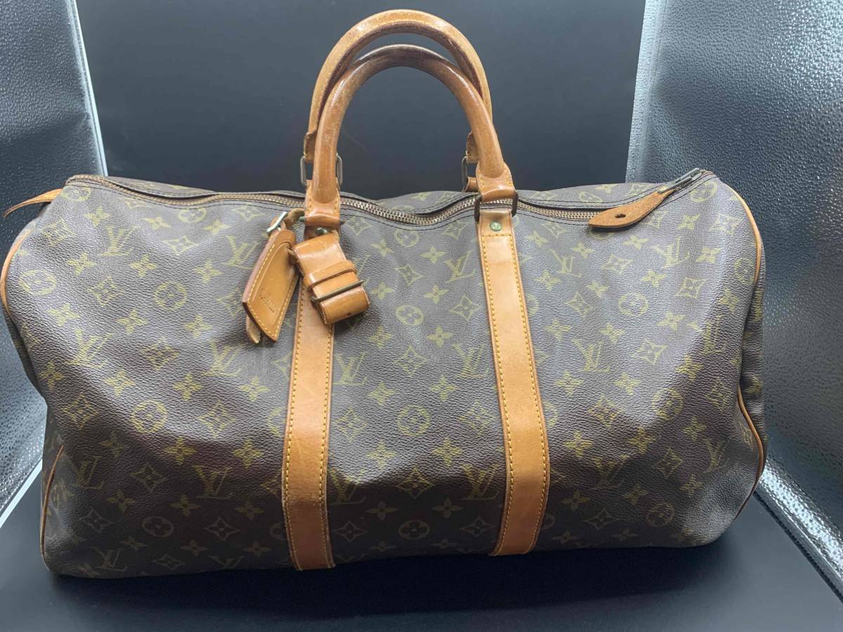 LOUIS VUITTON ルイヴィトン キーポル50 SD モノグラム ボストン