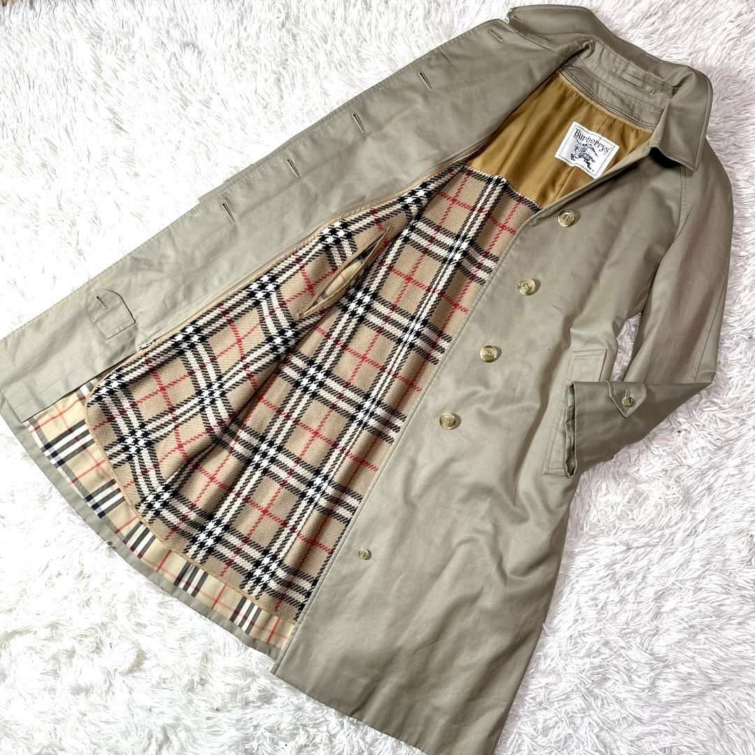バーバリー ステンカラーコート ライナー付き ノバチェック ジャケット レディース Burberrys A16