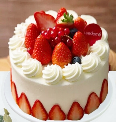 ホールケーキ　食品サンプル　いちご　フードサンプル