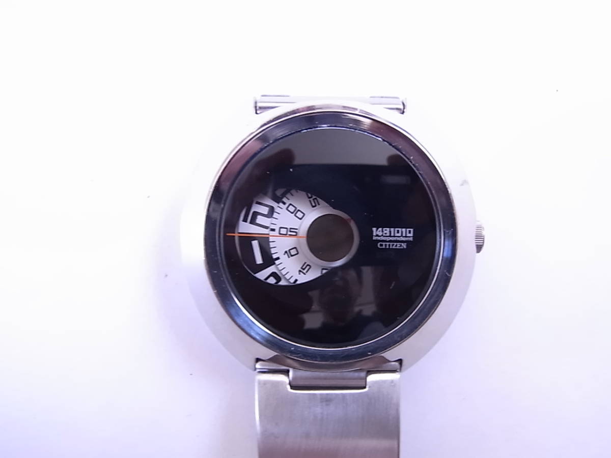 新品電池 希少 CITIZEN チタン 150m防水 黒文字盤 ヴィンテージ