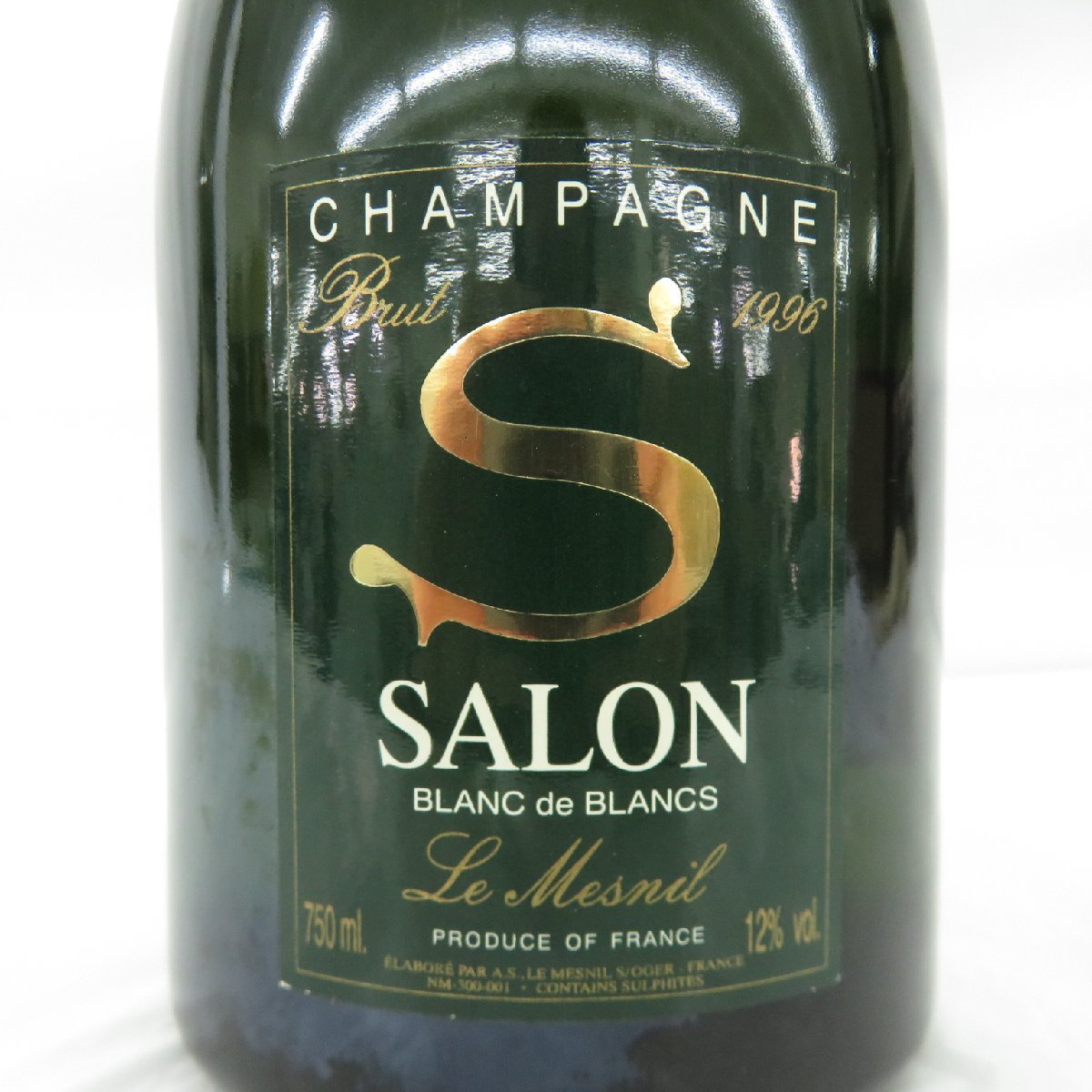 未開栓】SALON サロン ブラン・ド・ブラン 1996 シャンパン 750ml 12