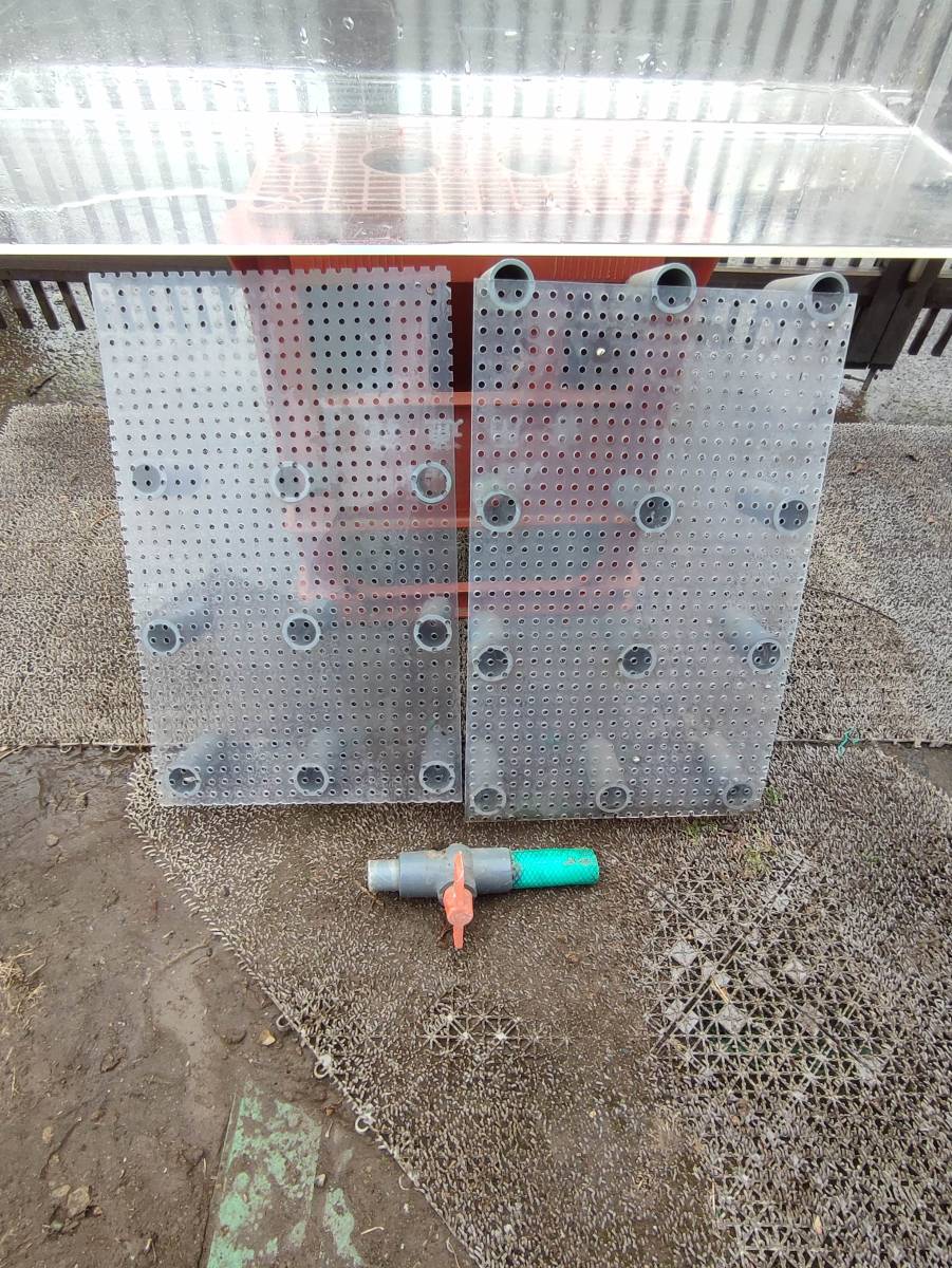 アクリル製大型濾過槽 900×450×450h 配管あり アクリル水槽 900×