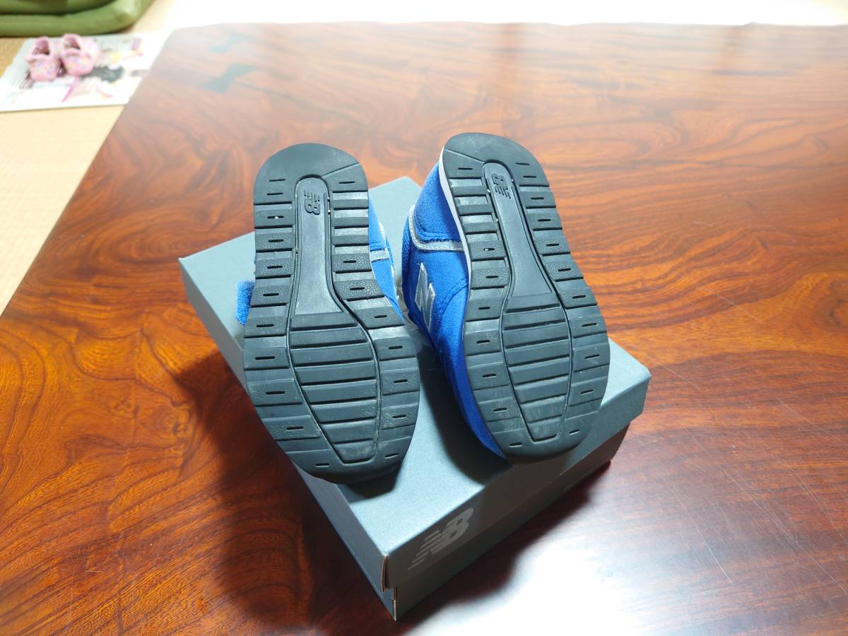 New Balance キッズ スニーカー 996 15cm 15.0cm 子供靴 ブルー 青 