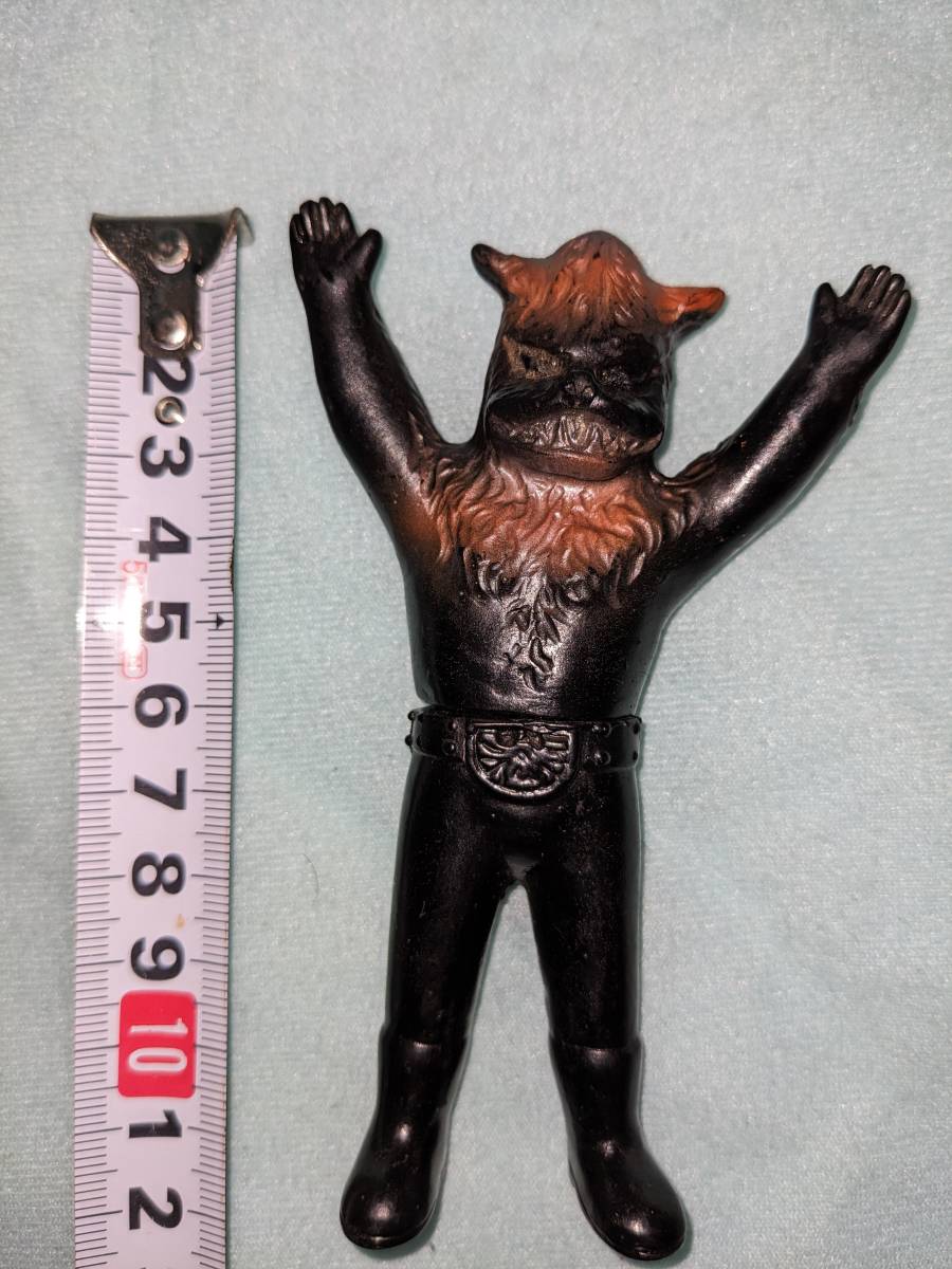 超貴重 当時物 ミニソフビ 怪人オオカミ男 仮面ライダー 狼男 ポピー