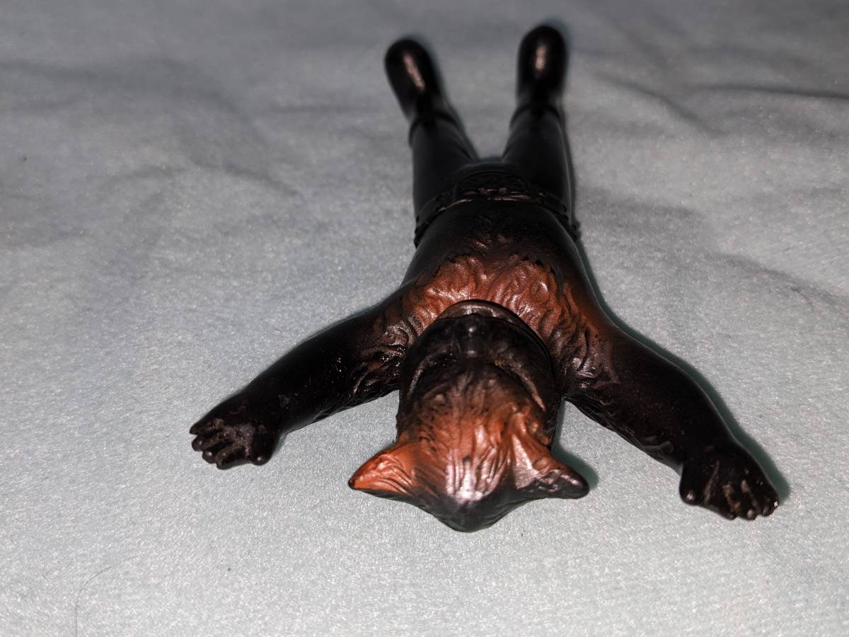 仮面ライダー 狼男 オオカミ男 旧バンダイ ミニソフビ ポピー ※下半分