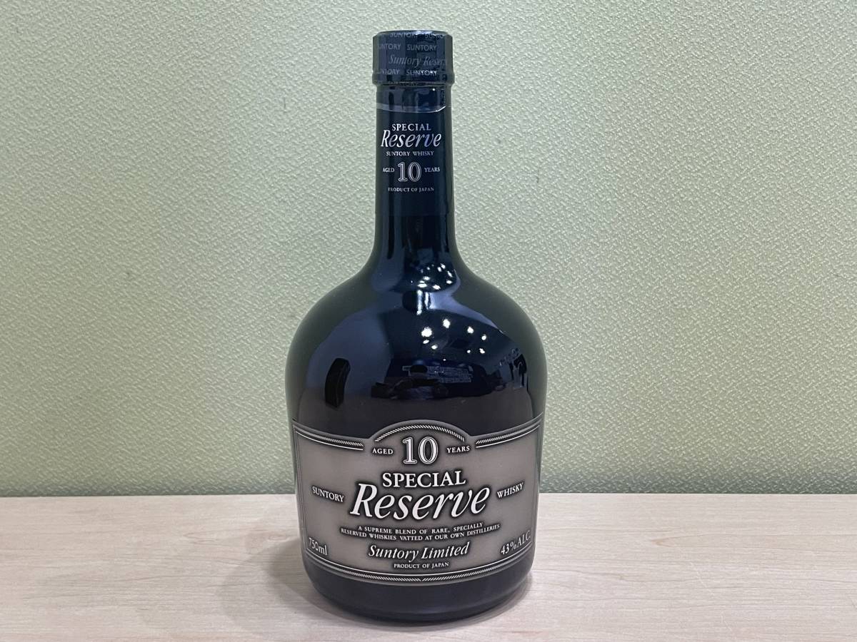 19395】未使用 SUNTORY WHISKY RESERVE 10年 サントリー ウイスキー