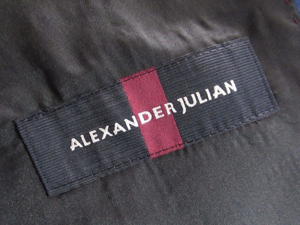 美品 super 140s ALEXANDER JULIAN 3ピース スーツ セットアップ Y6