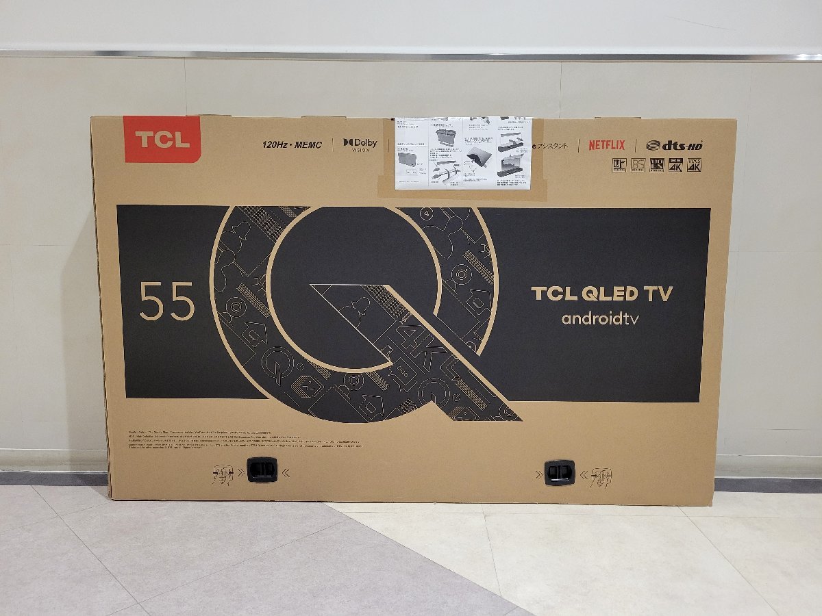 1都4県配送無料 TCL 55C728 4K 大型 テレビ 訳あり ジャンク 1都4県