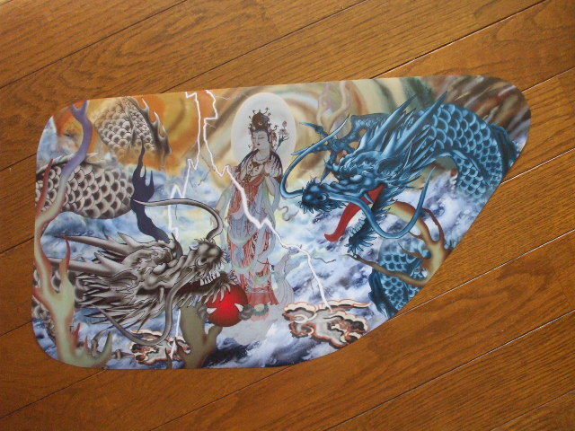 ☆　デコトラ　レンジャープロ.新プロフィア安全窓　シートタイプ 　龍　☆