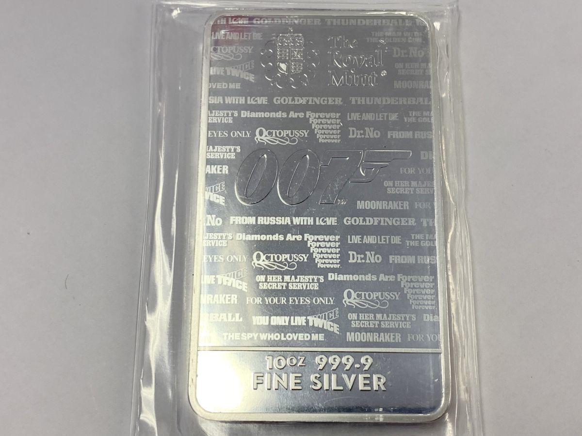 L455-I37-2000☆ The Royal Mint ロイヤルミント 007 10オンス 999.9