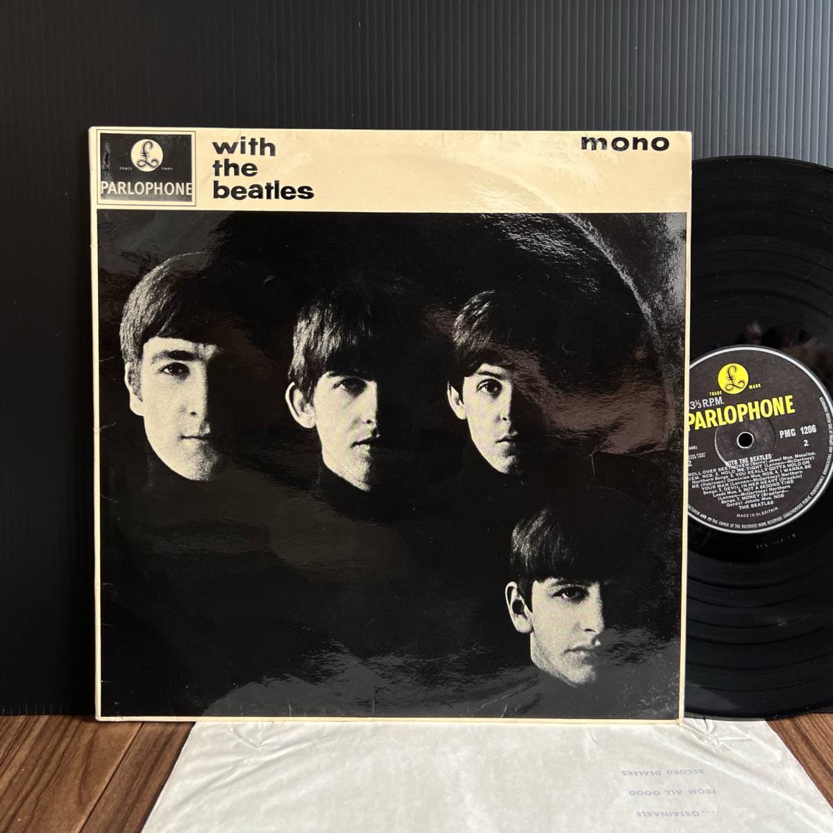 レコード UKラウドカットThe Beatles With The Beatles