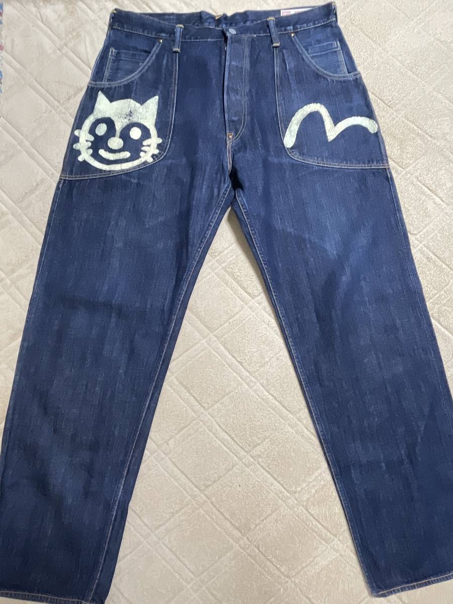 EVISU ユーティリティージーンズ 8ポケット　大黒×カモメ×キッキ 40×35