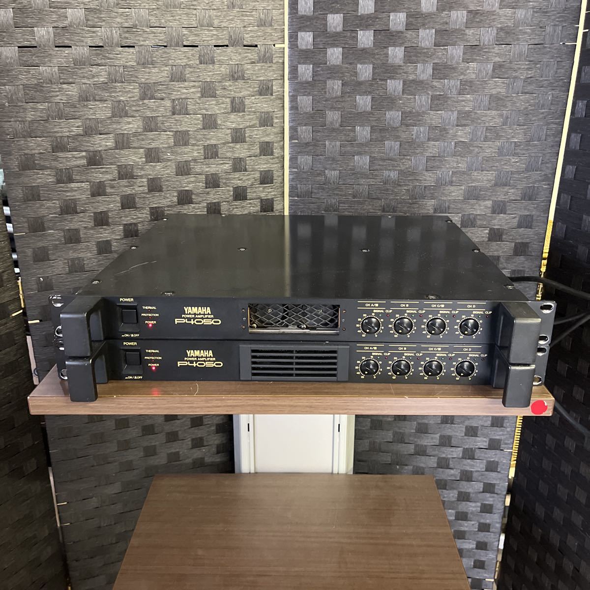 ★送料込み YAMAHA 4ch パワーアンプ P4050　2台　セット　まとめ　ヤマハ