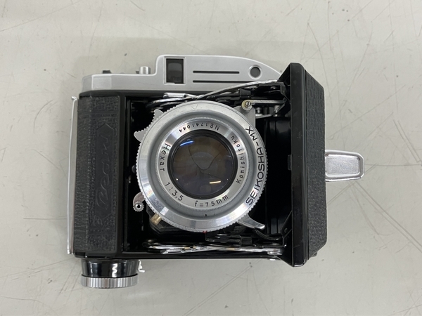 小西六 Pearl III Hexar f=75mm F3.5 75mm 蛇腹 カメラ アンティーク