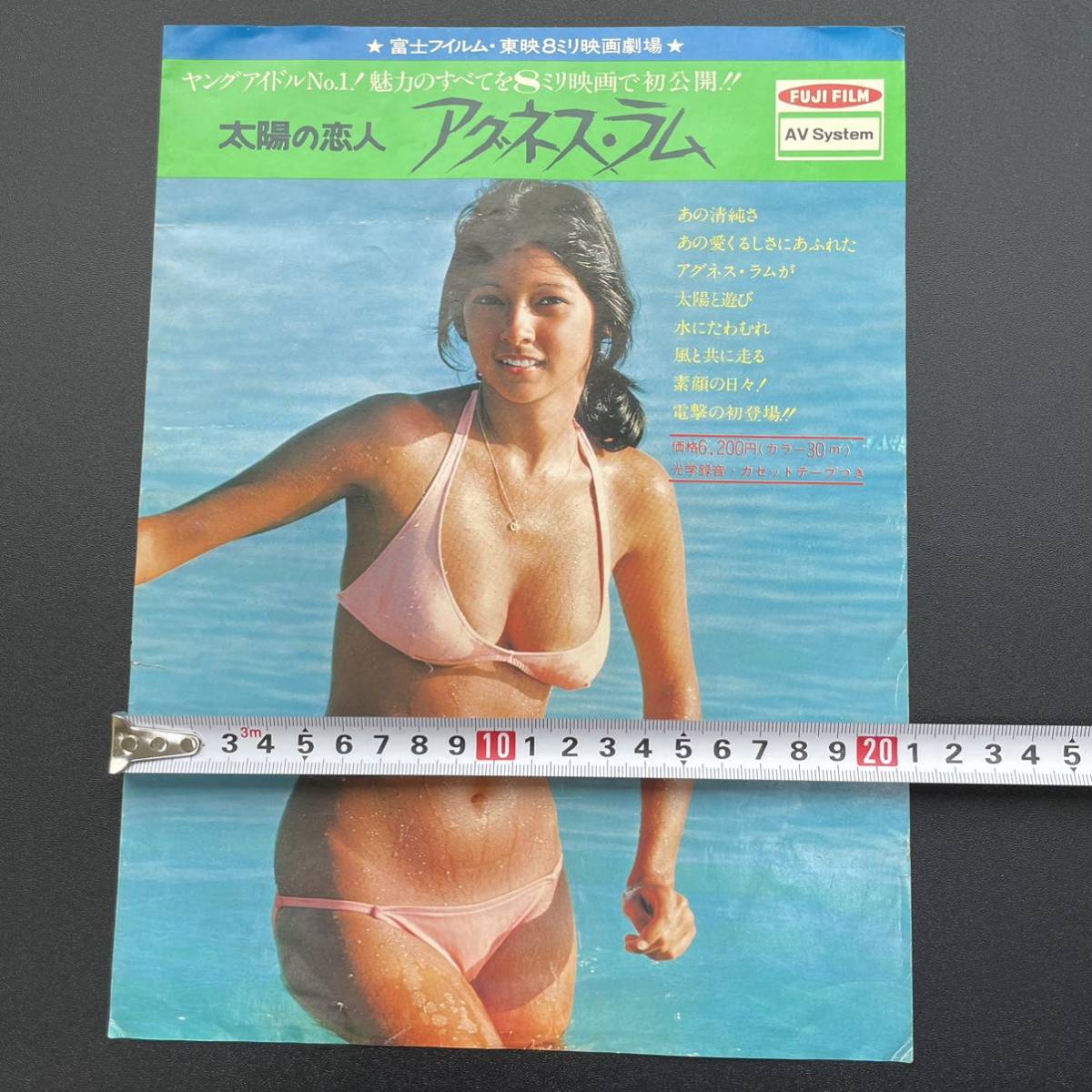 ◇アグネス・ラム 映画 太陽の恋人 ポスター アグネスラム 水着