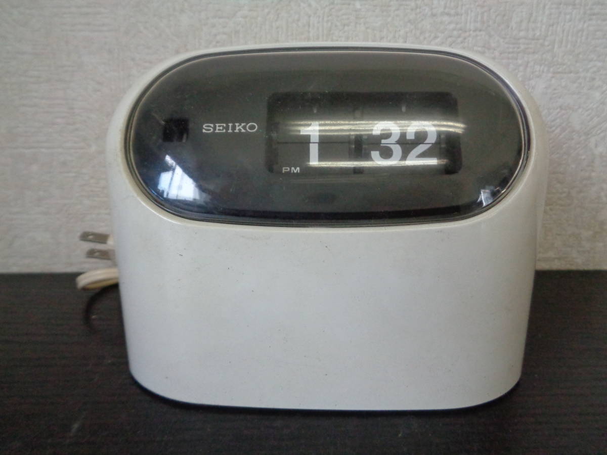 【動作品】セイコー パタパタ時計 SEIKO　SD 501 SEIKO セイコー DIGITAL CLOCK SD 501 デジタル時計 パタパタ時計 記名