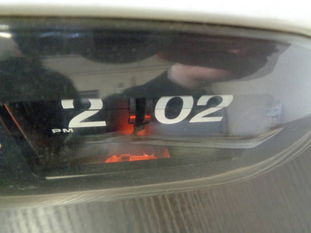 SEIKO セイコー DIGITAL CLOCK SD 501 デジタル時計 パタパタ時計 記名