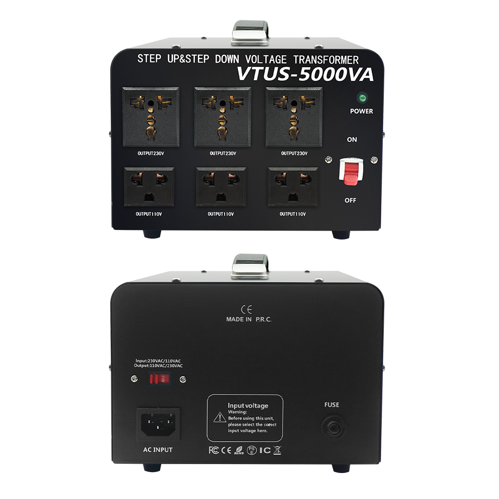 新品 5000W アップトランス ダウントランス 変圧器 切替式 100V/110V