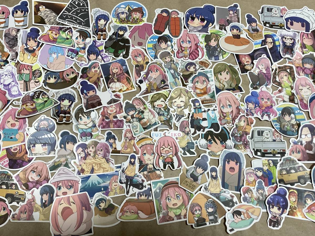 アニメ ゆるキャン ゆるキャン ステッカー シール 大量 100枚 ①(コミック、アニメグッズ)|売買されたオークション情報、yahooの商品 ...