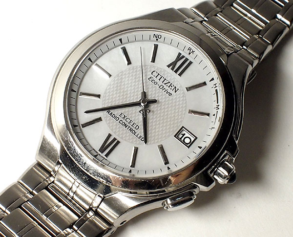 定価129，600円 シチズン エクシード ソーラー 電波 メンズ