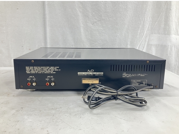 J*n様 【ワケあり品】A&D GX-Z7000 ステレオカセットデッキ A&D GX-Z7000 カセットデッキ AKAI アカイ ステレオ 音響機材