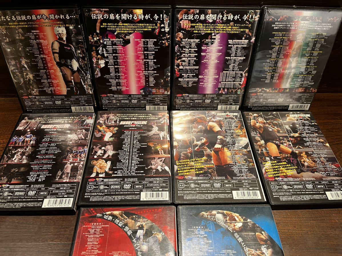 ◇激レアDVD10枚セット◇ 闘龍門伝説 伝説の扉 DRAGON GATE 希少