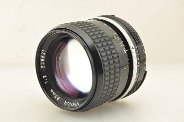 ☆新品級☆ニコン NIKON Ai 85mm F2 ツメなし ☆三ツ星☆#745 ◇Nikon