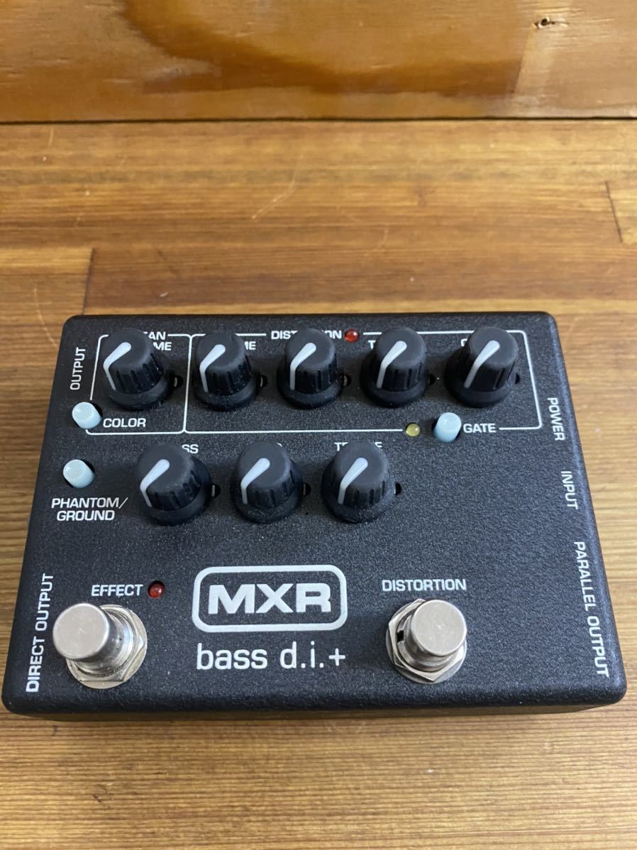 通電確認済み中古品 MXR BASS D.I.+ M80M ベース用プリアンプ エフェクター 楽器 中古 美品 