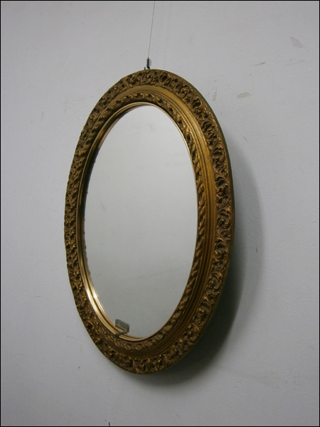 ■得々■アンティーク/村上開明堂/ウォールミラー/鏡/壁掛け式