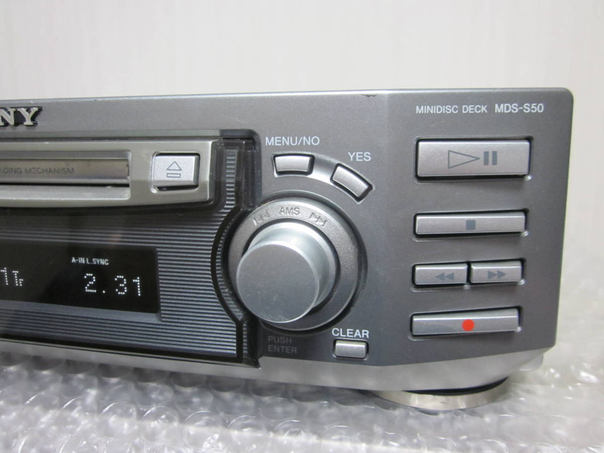 ☆ SONY ソニー MDデッキ MDS-S50 MDLP / リモコン RM-D1M & 取扱説明