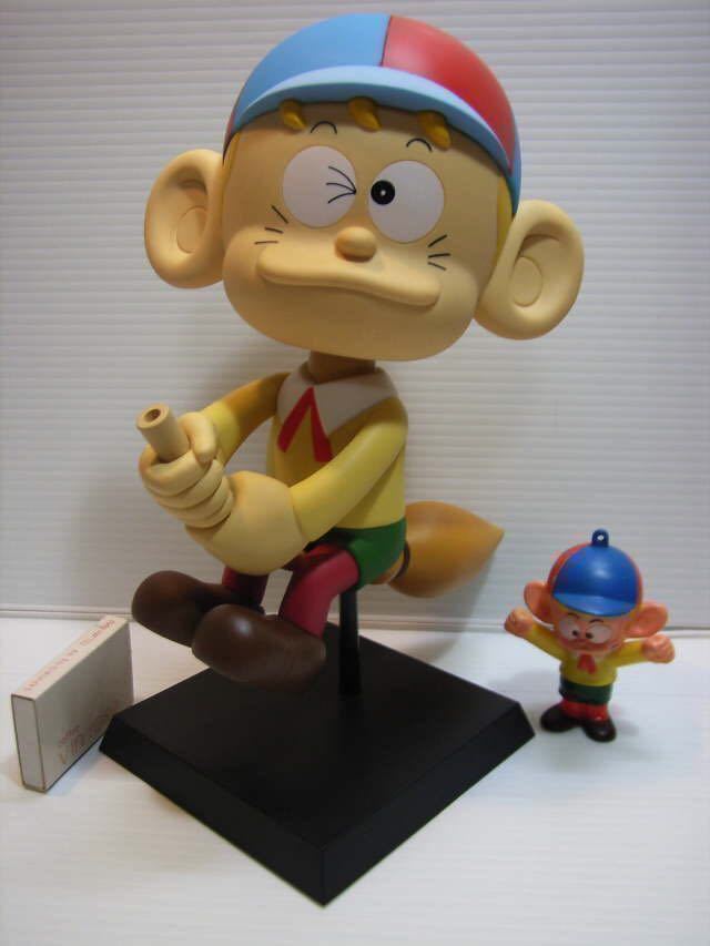 大きい★怪物くん★首ふり★ソフビ人形 大 ２３．０ｃｍ 版権有 アニメ 藤子 現状