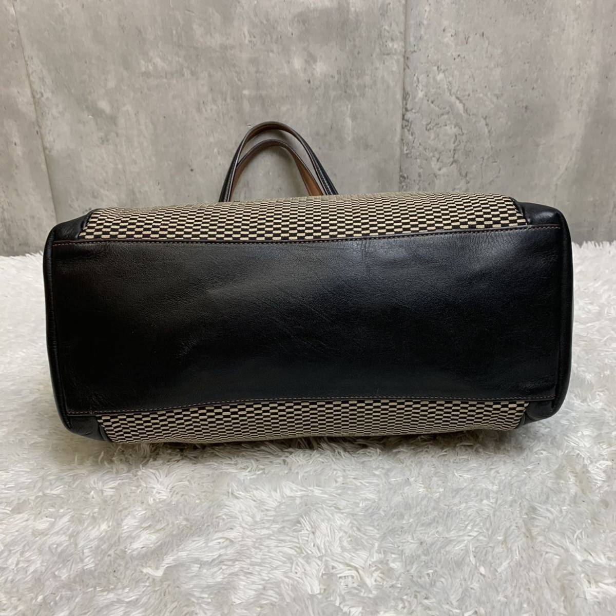 希少デザイン 素材切替 極美品 コーチ COACH トートバッグ ビジネス 