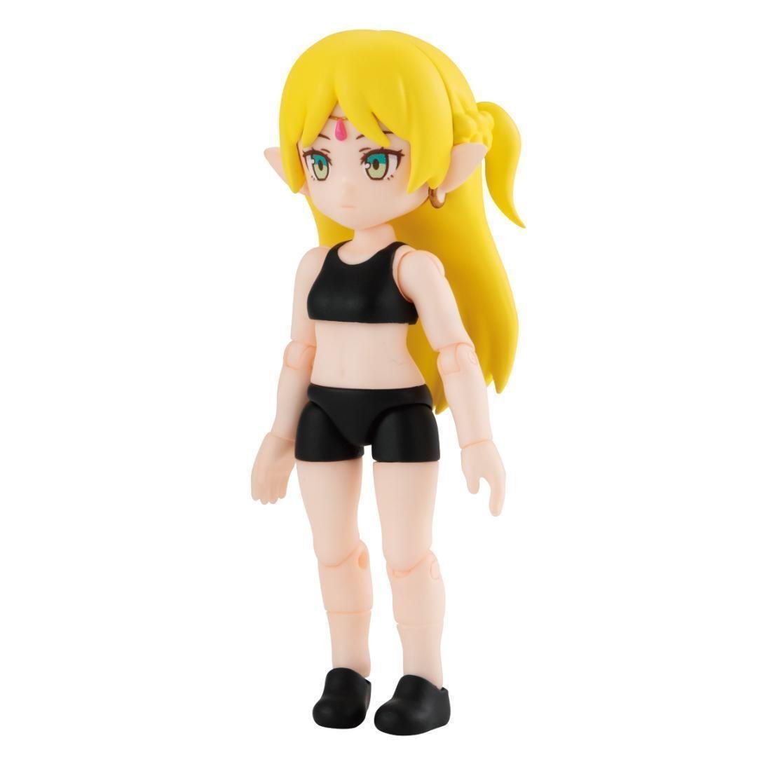 ★未開封 ガシャポンクエスト ブルーフォレストの試練編 長髪のエルフ 可動フィギュア 素体 グッズ b