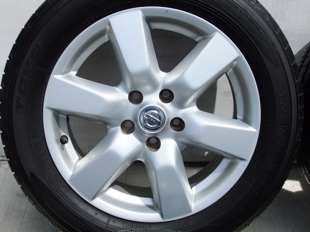 中古 日産 エクストレイル 純正 17 6.5J+45 スタッドレス 4本SET