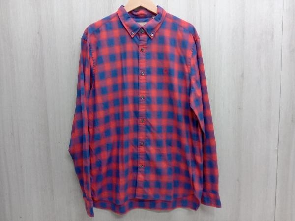 BURBERRY バーバリー 長袖シャツ メンズ / サイズXL / レッド・ブルー