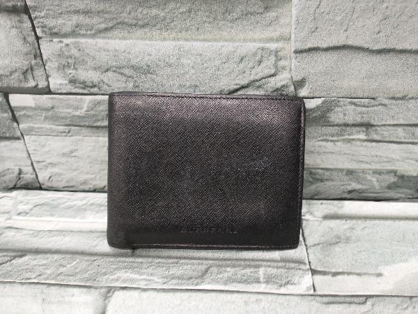 BURBERRY/バーバリー/二つ折り財布/ブラック/ノバチェック/レザー/小銭