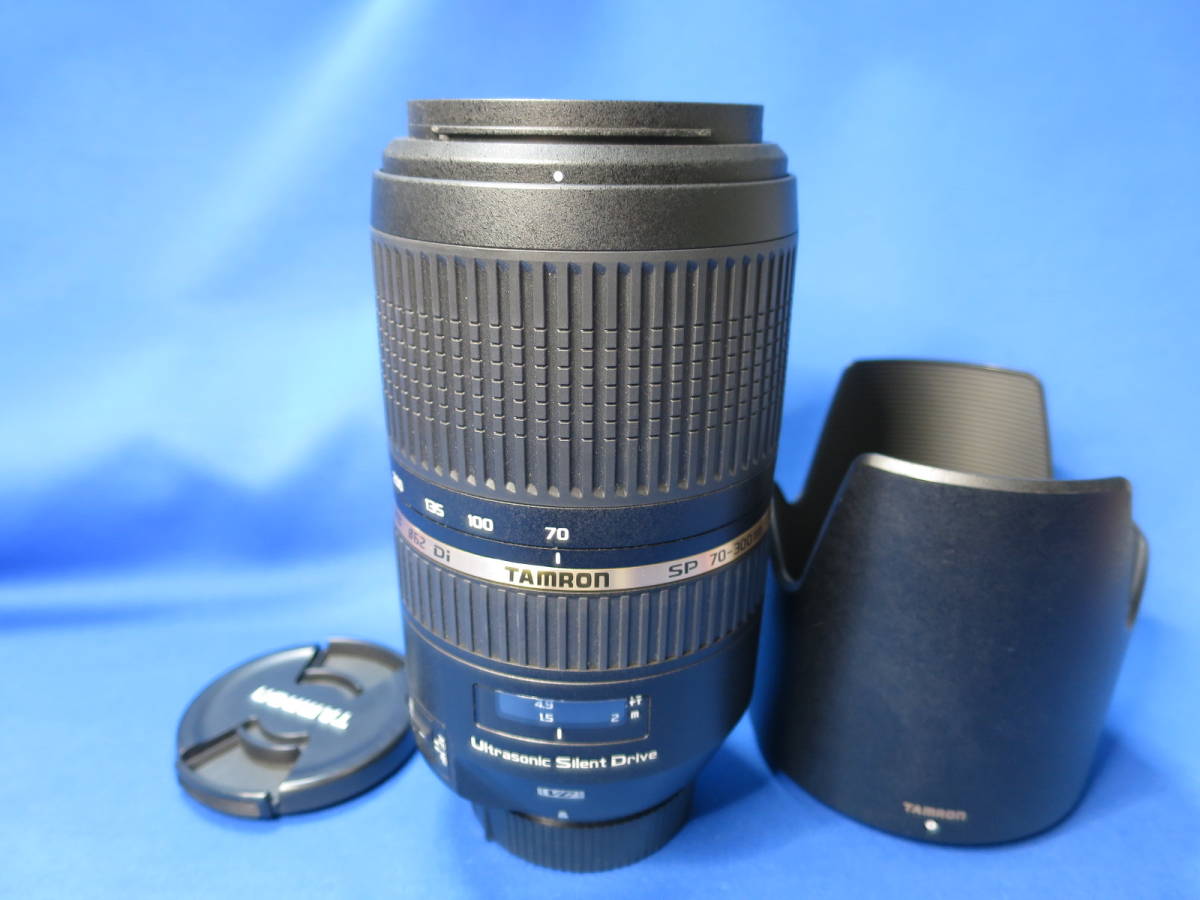 タムロン Di SP 70-300mm F4-5.6 VC USD ニコン用A005 動作OK 送料無料!!! TAMRON NIKON Ultrasonic Silent Drive