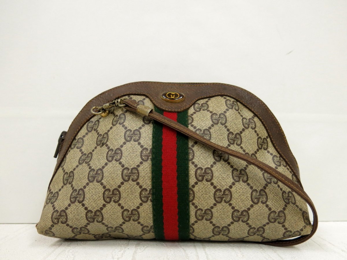 GUCCI グッチ ショルダーバッグ GGスプリーム PVC レザー ポシェット GUCCI ショルダーバッグ GGスプリーム PVC レザー ポシェット 【公式通販】