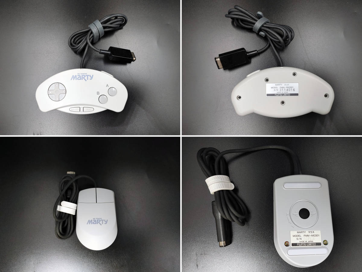 Fujitsu FM TOWNS Marty FMMARTY 通電確認のみ 富士通 FM TOWNS MARTY タウンズ マーティー 箱・説明書・パッド