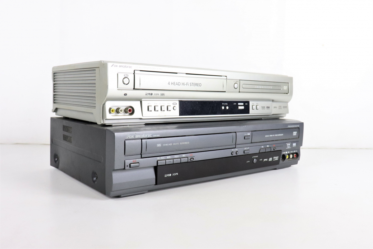 通電OK】 DX BROADTEC DV-140V / DXR160V DVD VHS コンビネーション
