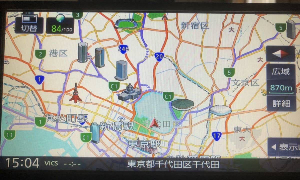 KENWOOD MDV-D505BTW ケンウッド カーナビ メモリー MDV-D505BT ナビ