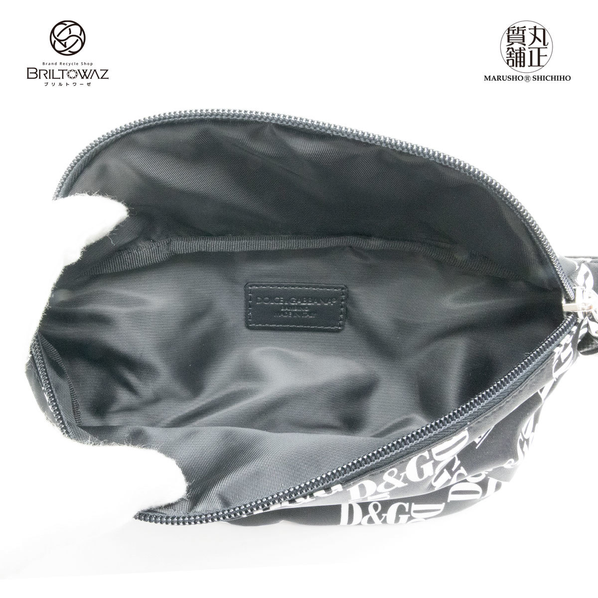 ドルチェ＆ガッバーナ D＆Gロゴ キッズライン ウエストバッグ EM0072 ミニバッグ 斜め掛け 黒 メンズ レディース（M211576）